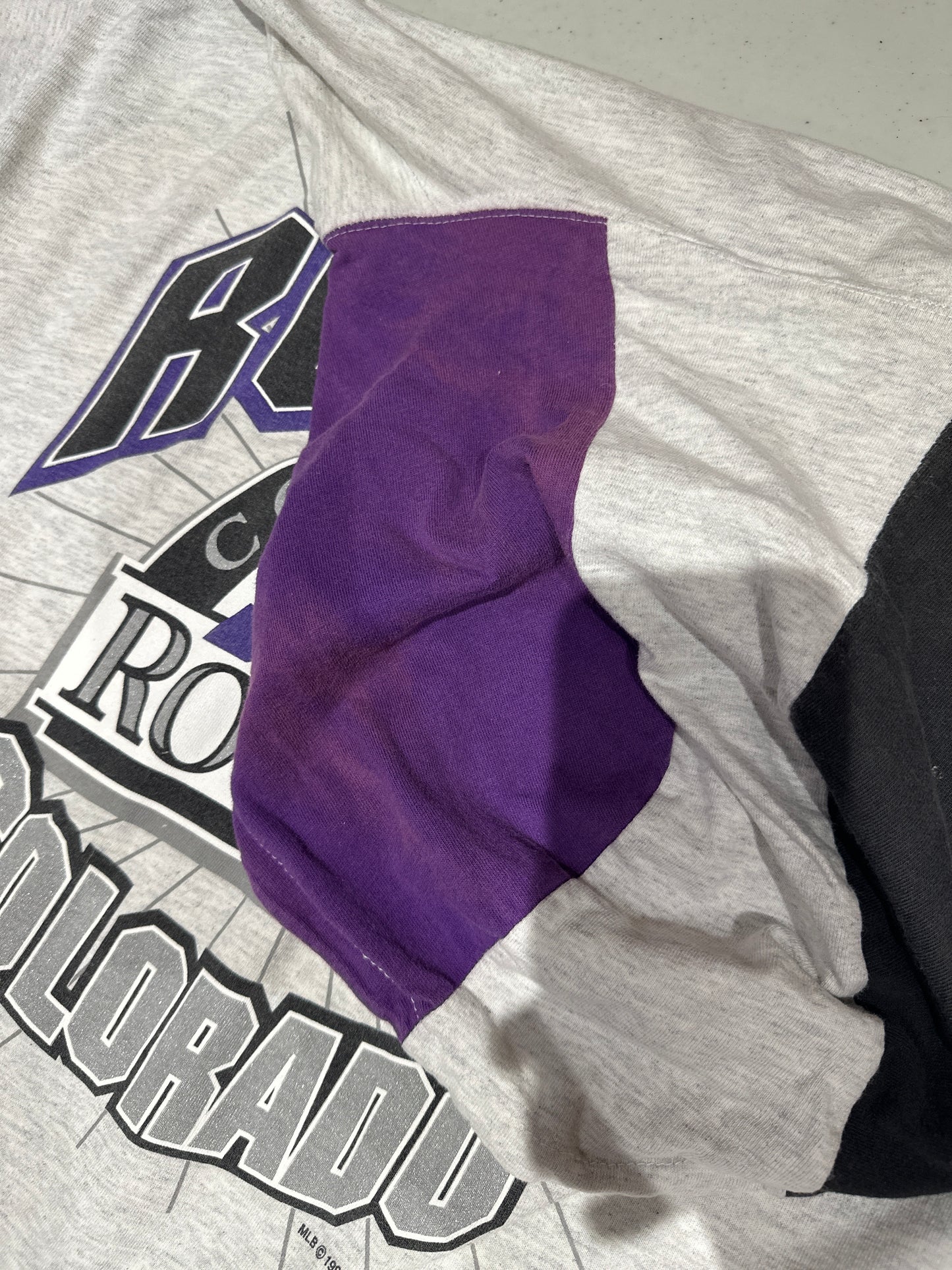 (Mens XL) 90s Colorado Rockies Shirt Hoodie 007