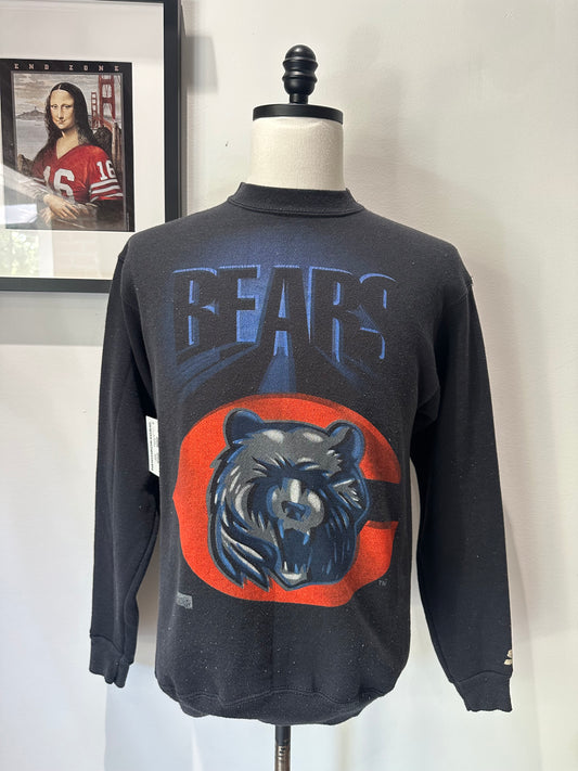 (Mens Medium) 90s Starter Chicago Bears Sweater 007