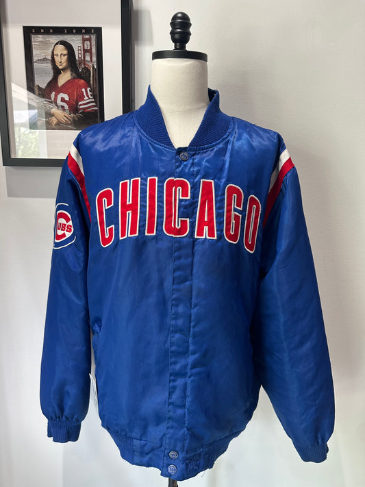 (Mens XL) MLB Chicago Cubs Bomber Jacket 007