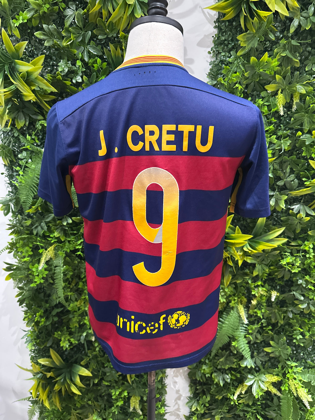 (Mens Small) FC Barcelona Custom Jersey
