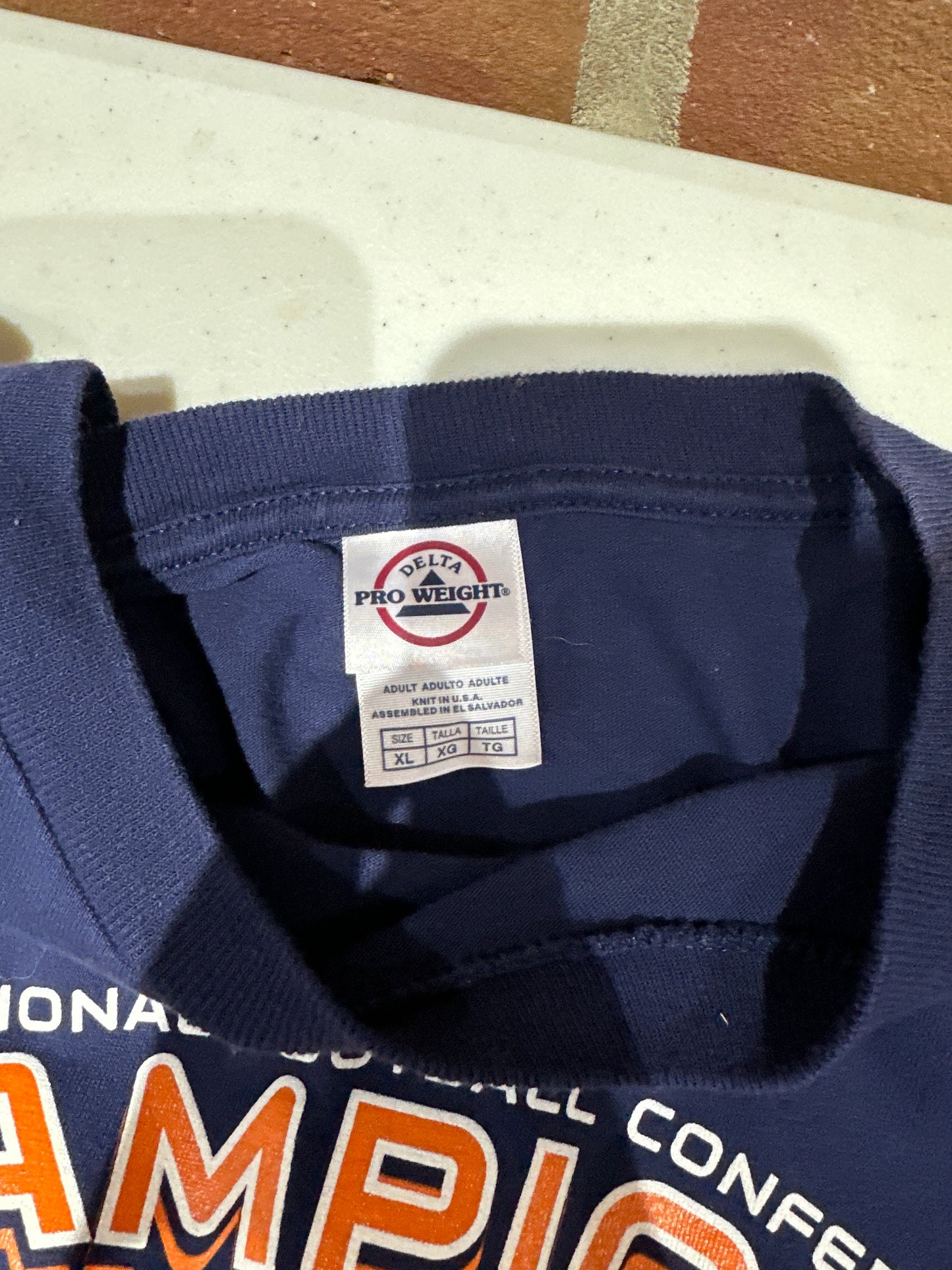 (Mens Large) 2006 Chicago Bears NFC Champs Shirt 007