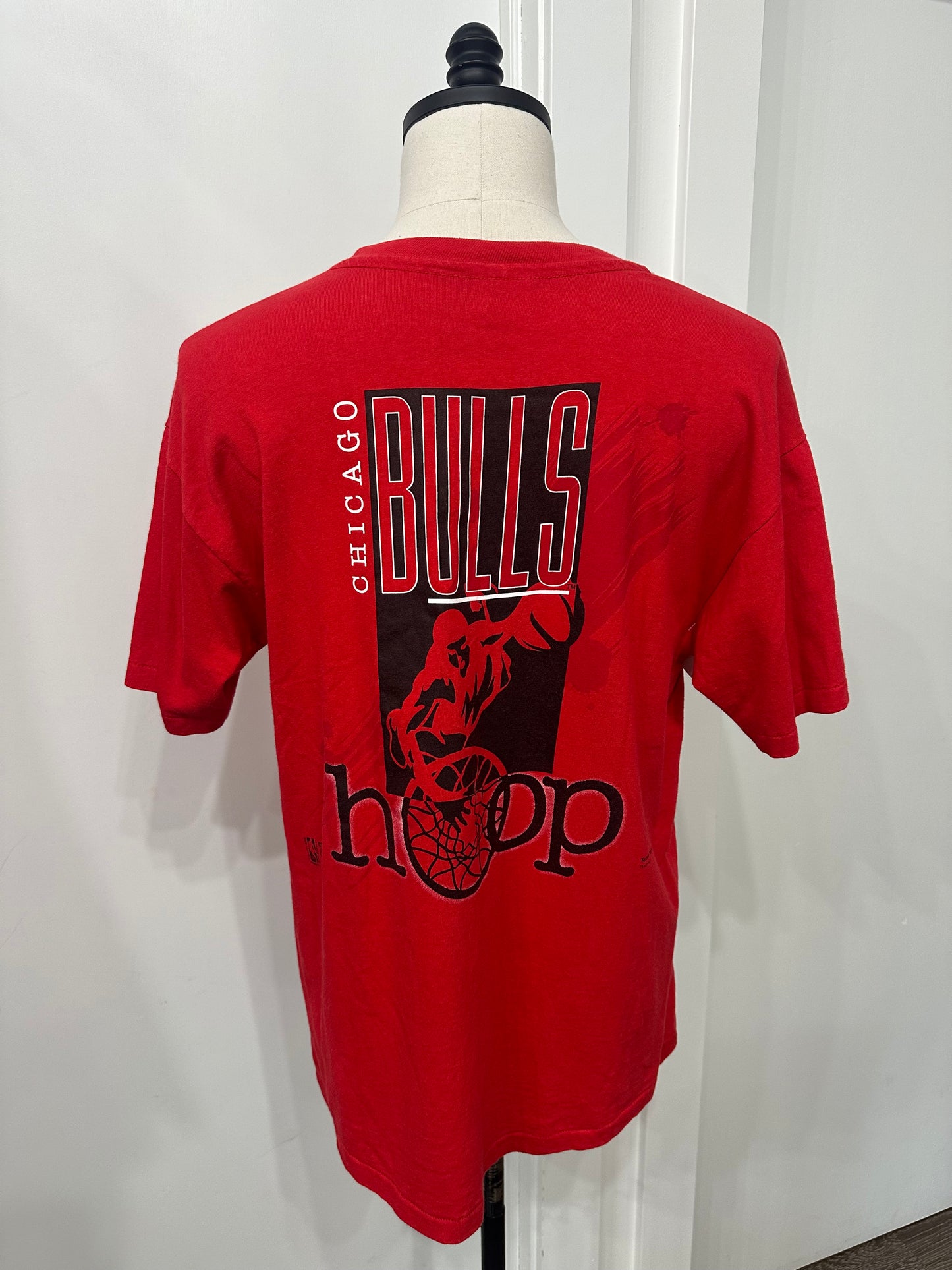 (Mens Large) 90s Chicago Bulls 'Hoop' Shirt 007