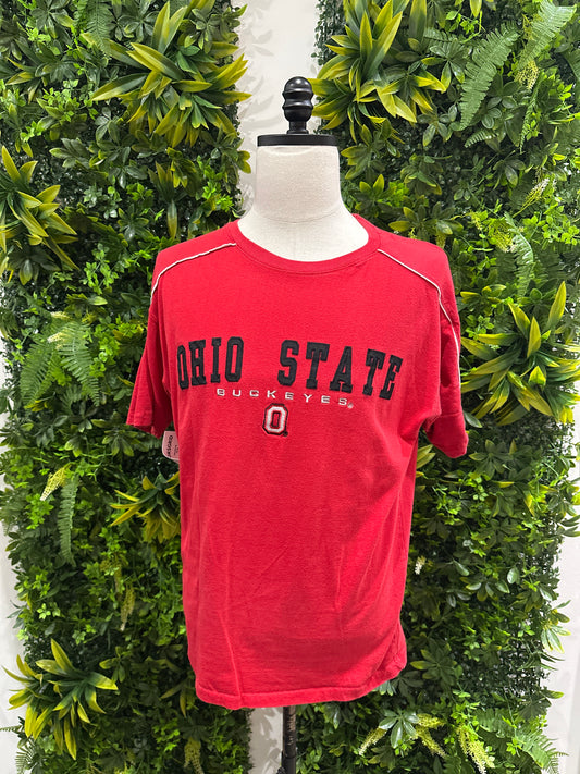 (Mens XL) 90s Ohio State Spell-Out Shirt 007
