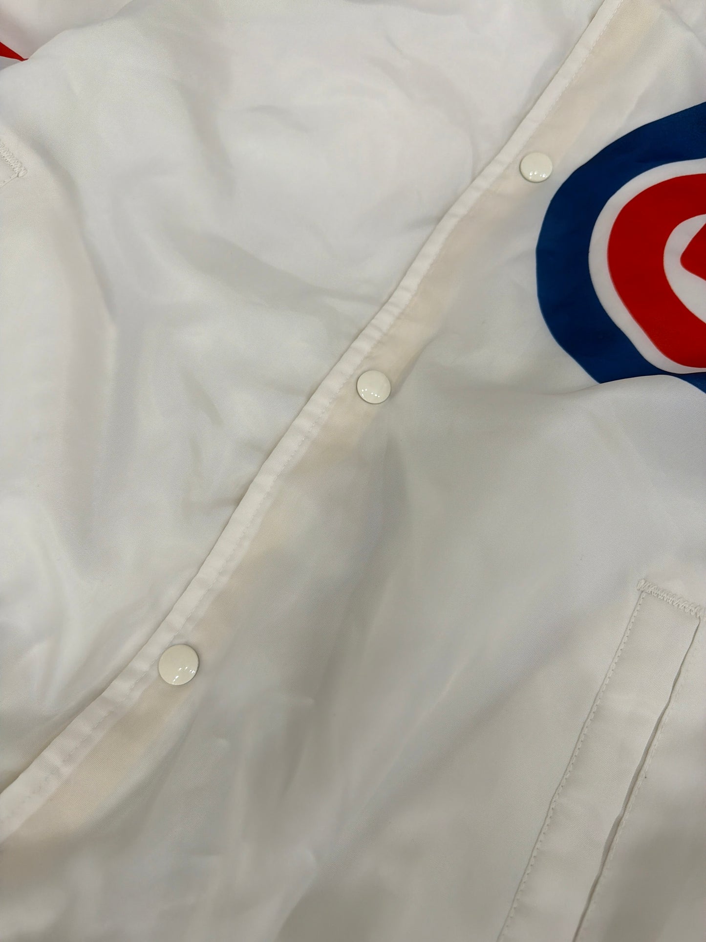 (Mens XL) 90s Chicago Cubs Chalk Line Jacket