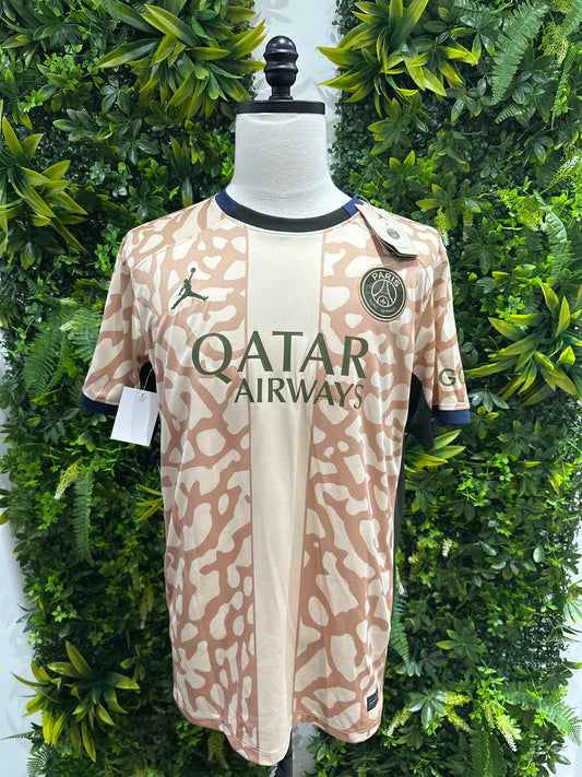 (Mens Large) Paris Saint-Germain F.C X Air Jordan Soccer Jersey 007