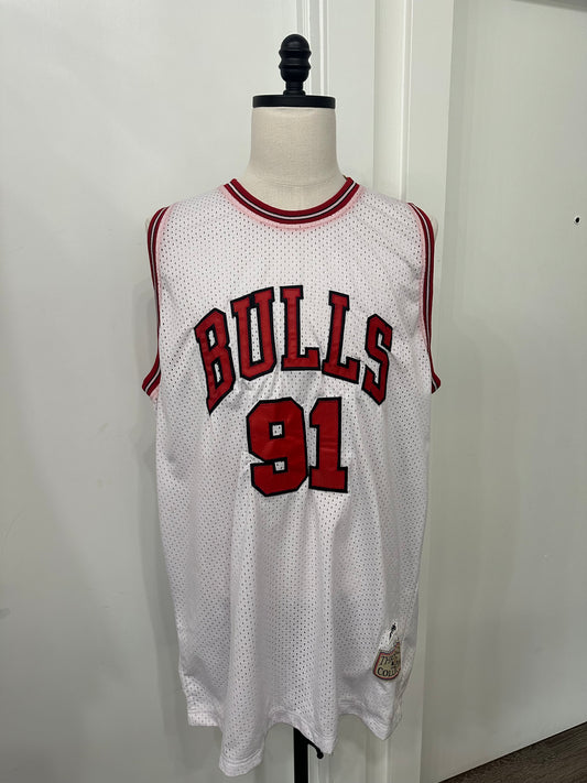 (Mens 2X) 90s Chicago Bulls 'Dennis Rodman' Jersey 007