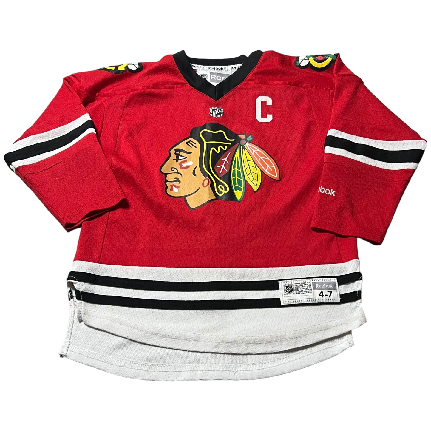 Fagin Chicago Blackhawks Jersey Kids Youth Large/XL #2 NHL Reebok