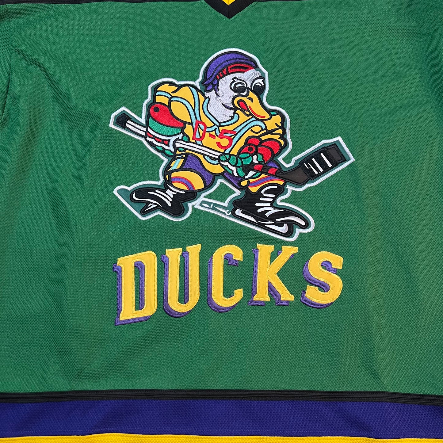 Adam Banks #99 Mighty Ducks Movie Hockey Jersey Mens Small