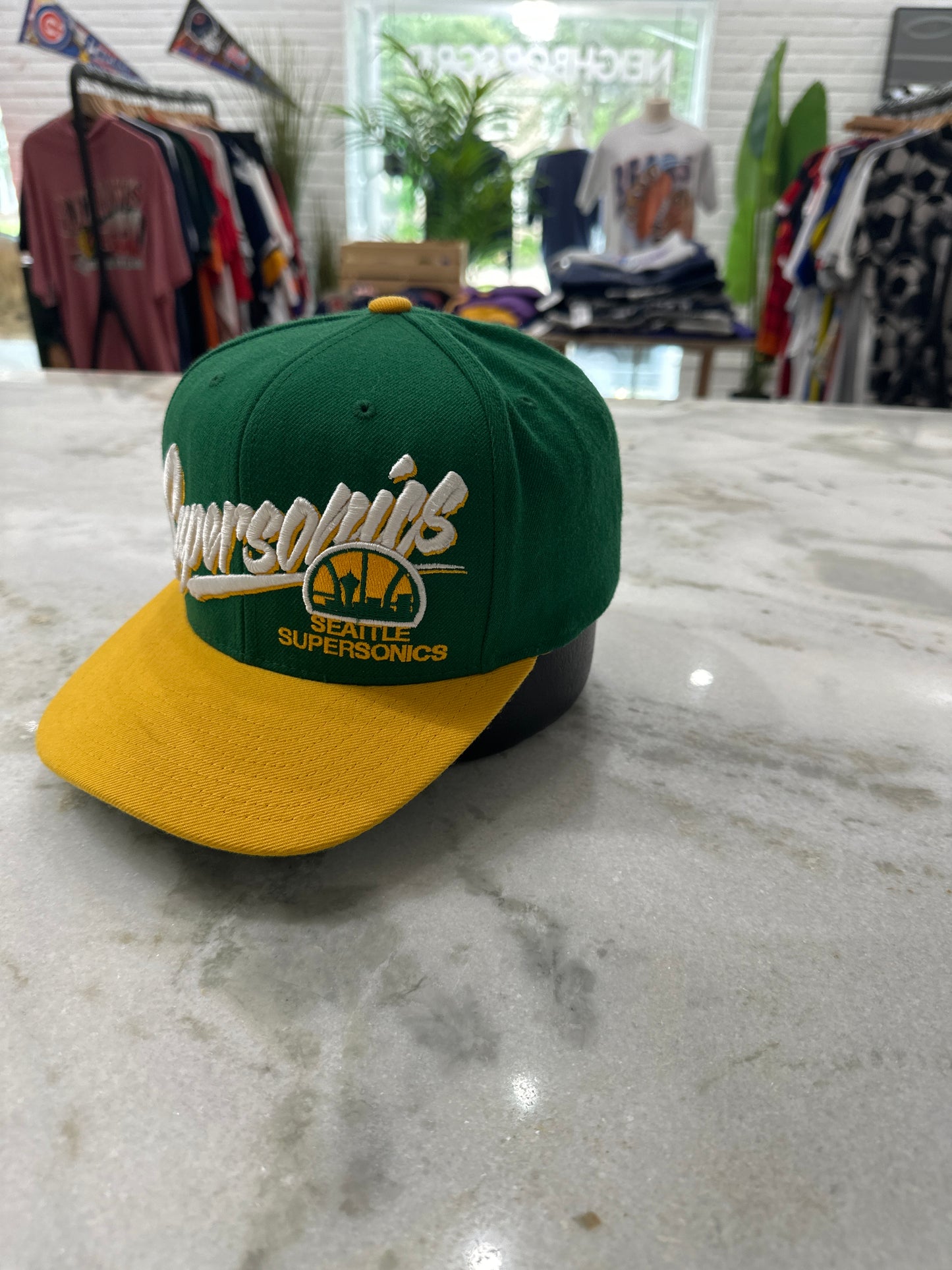 (Adult) Seattle SuperSonics Hat