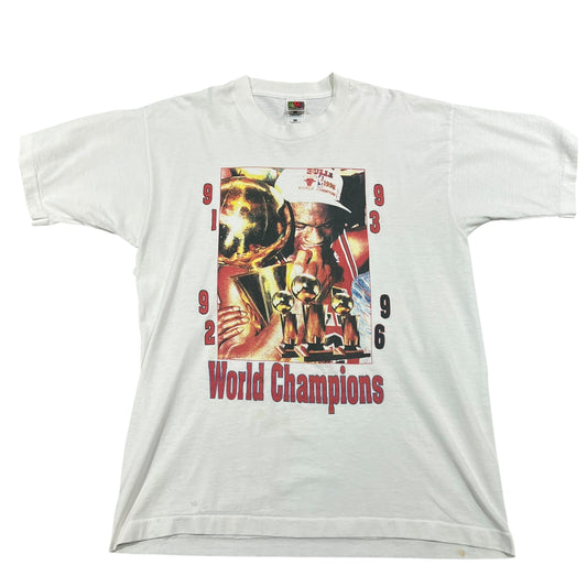 Vintage 1996 Chicago Bulls World Champions Shirt Mens XL