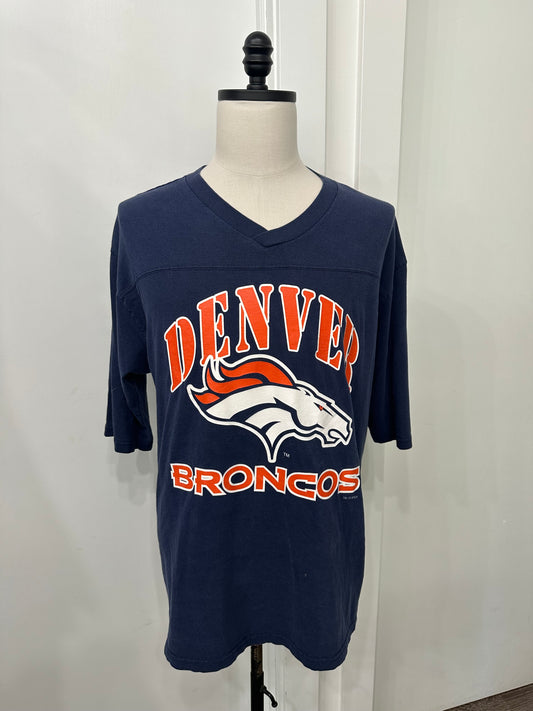 (Mens Medium) 90s John Elway Denver Broncos Shirt