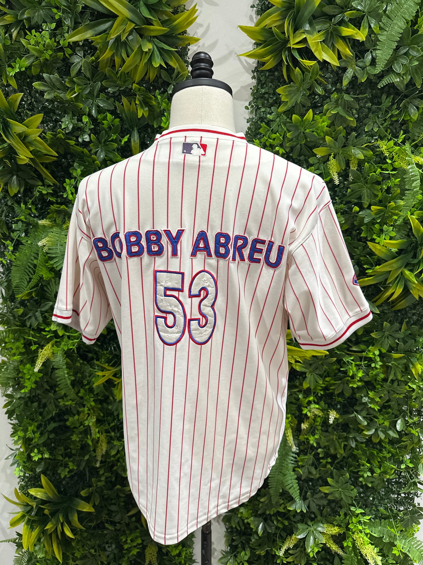 (Mens Medium) 90s Philadelphia Phillies 'Bobby Abreu' Jersey 007