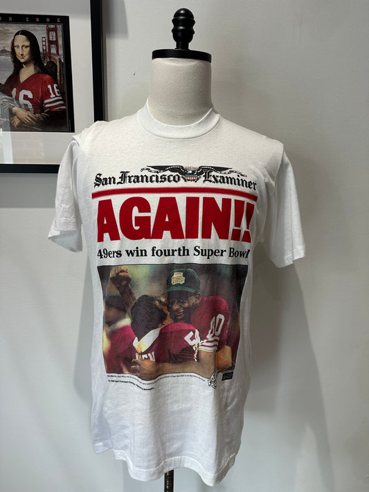 (Mens Large) 90s San Francisco 49ers Superbowl Champ Shirt 007