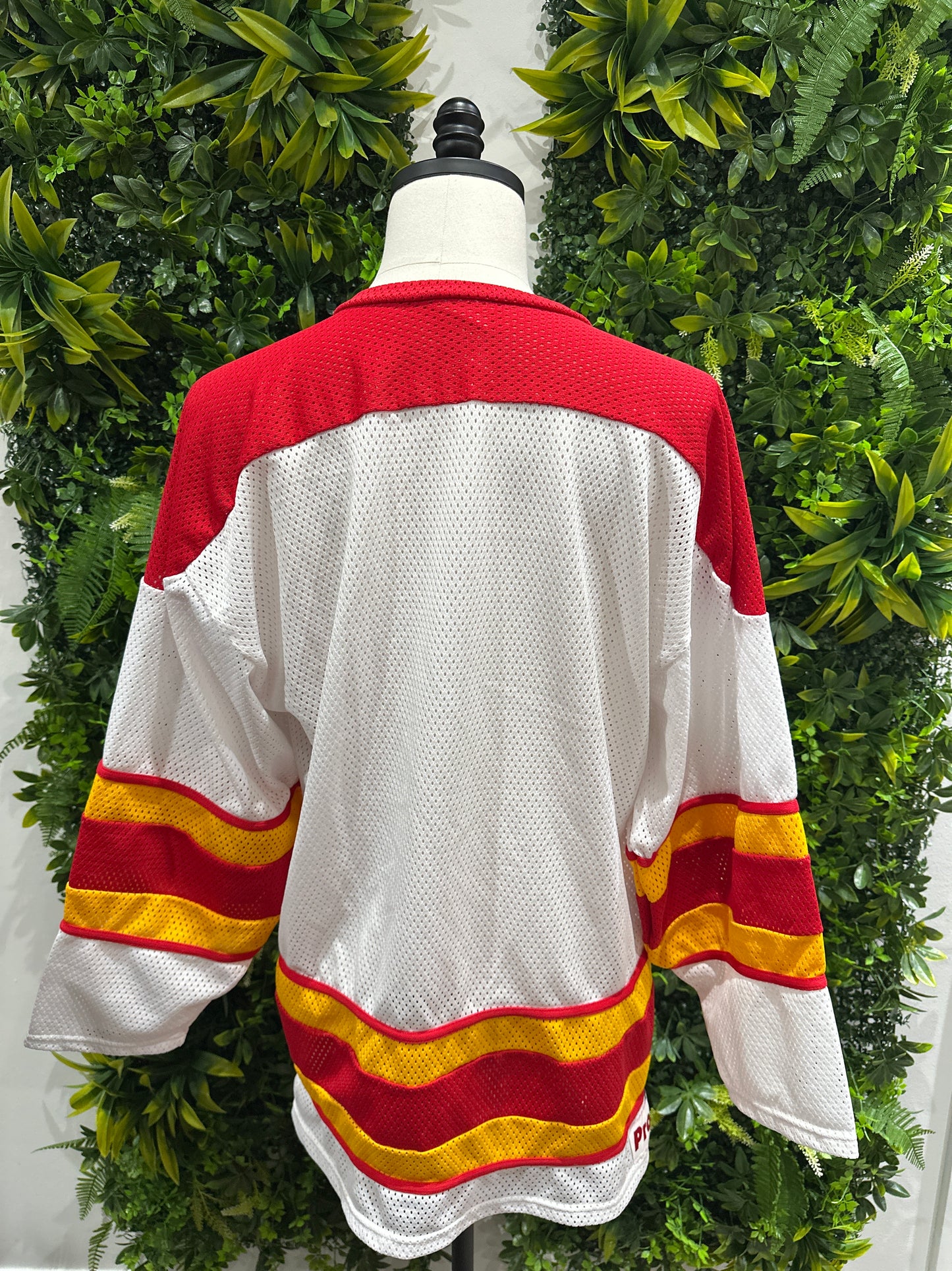 (Mens Large) 90s Iowa State Cyclones Hockey Jersey 007