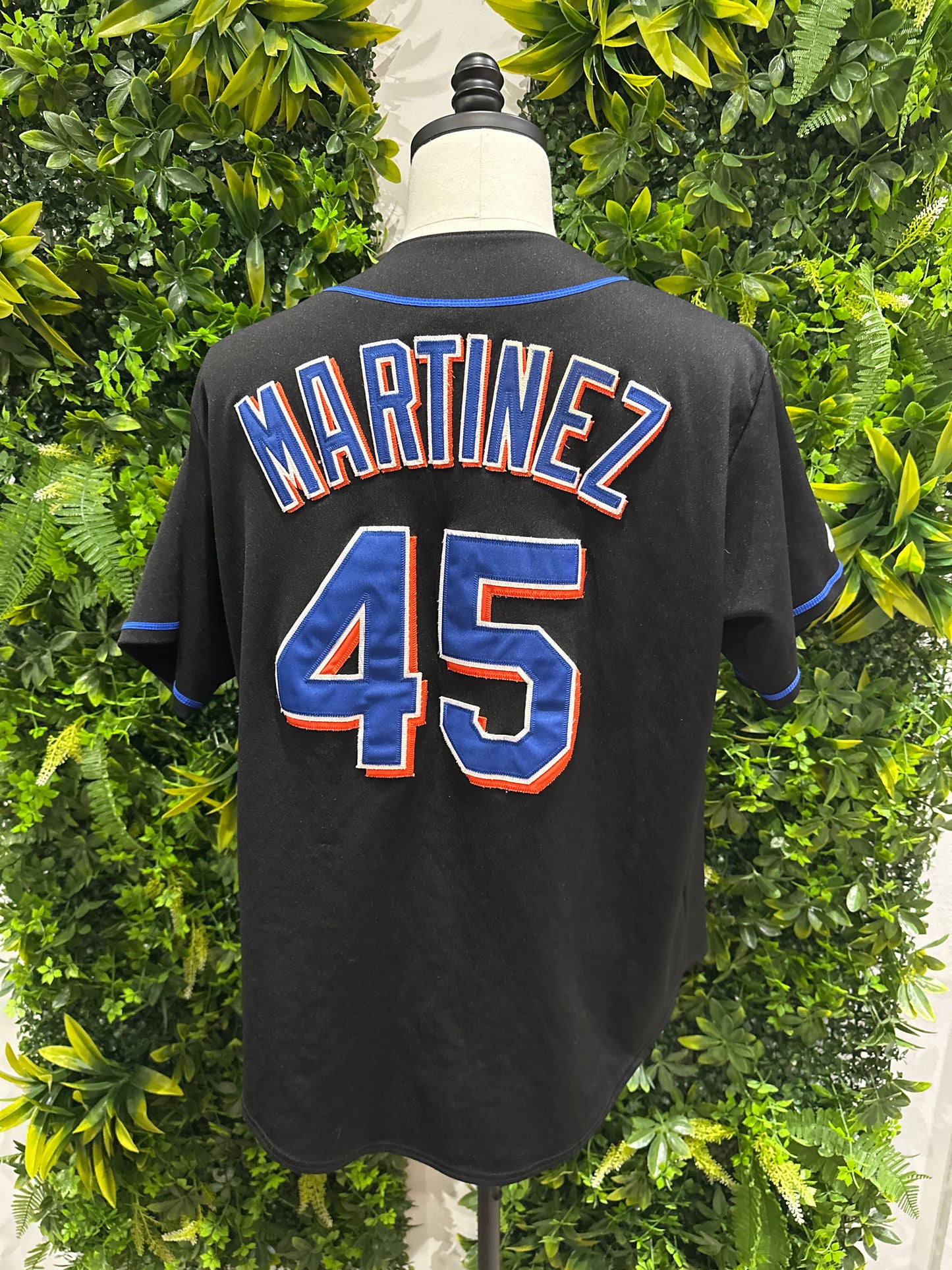(Mens Large) MLB New York Mets 'Pedro Martinez' Jersey 007