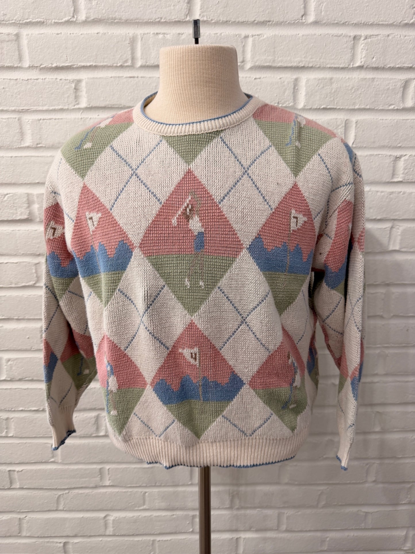 (Womans Medium) 90s Golf Knit Sweater