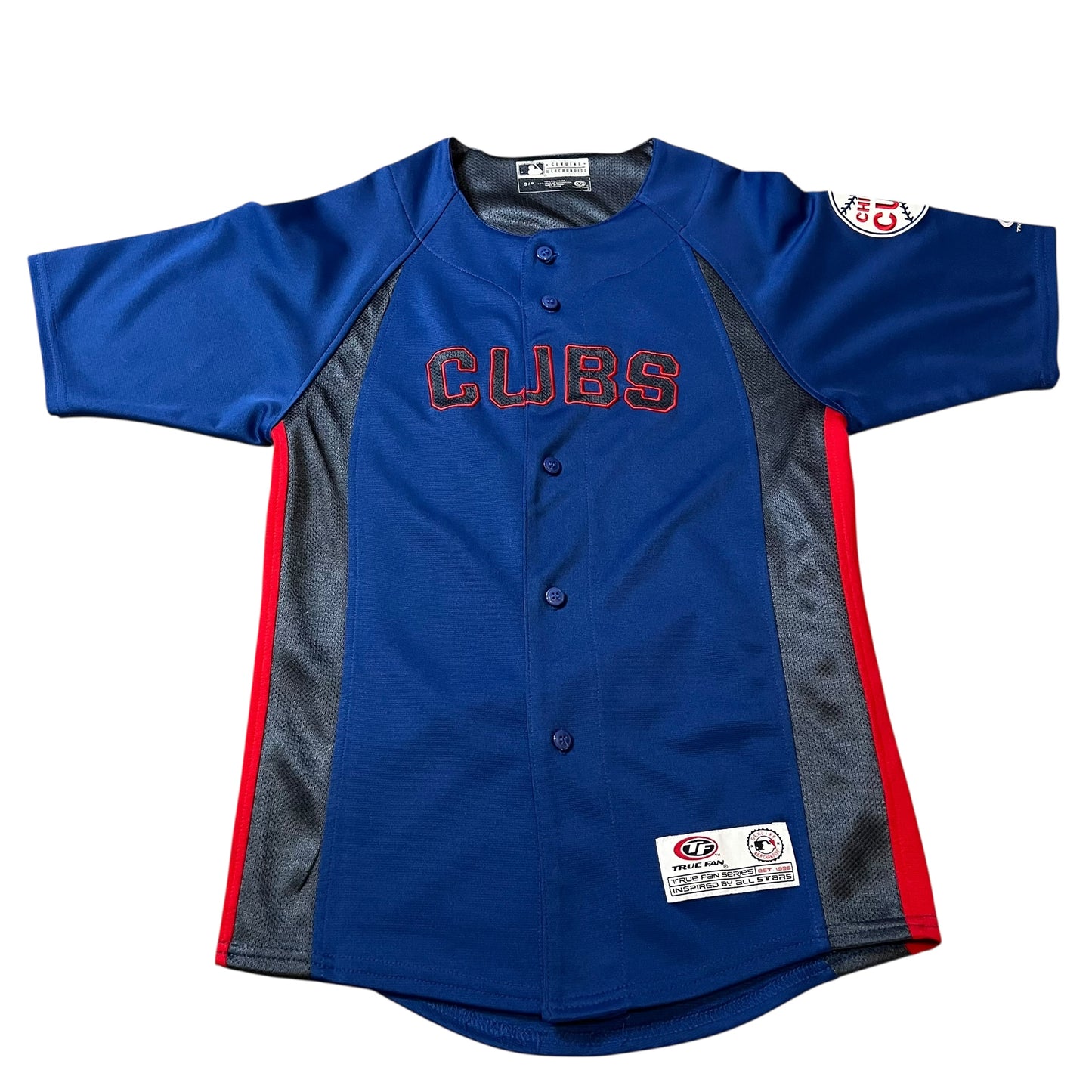 (Kids Small) Chicago Cubs Jersey Blank No Name