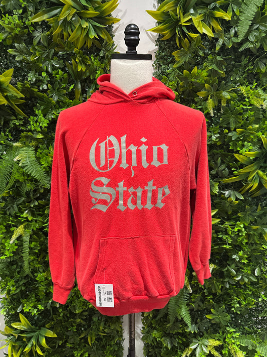 (Womens Large) 80s Ohio State Buckeyes Sweatshirt 007