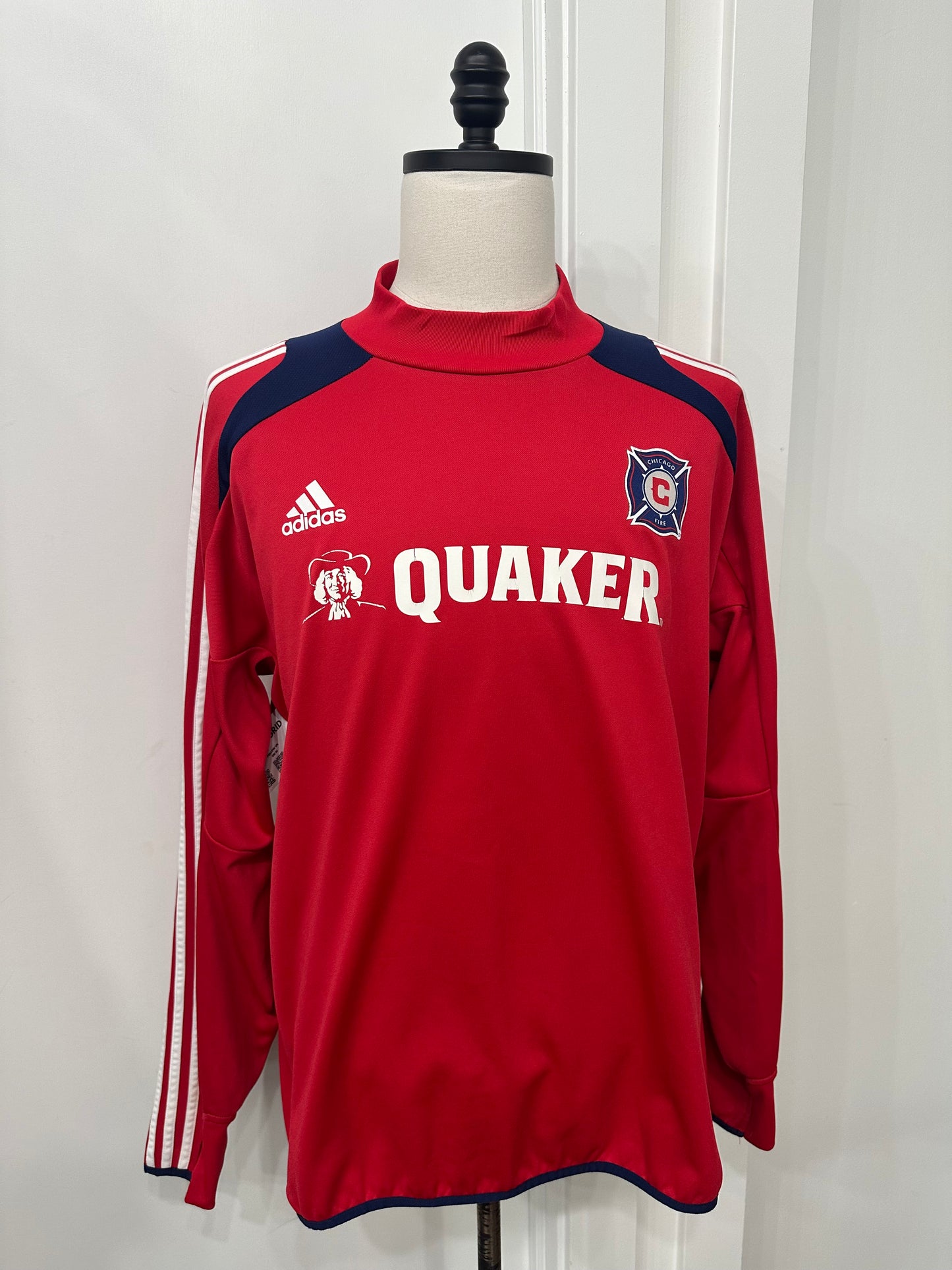 (Mens XL) Adidas MLS Chicago Fire Goalie Soccer Jersey 007