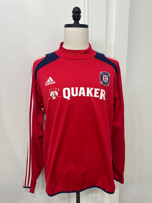 (Mens XL) Adidas MLS Chicago Fire Goalie Soccer Jersey 007