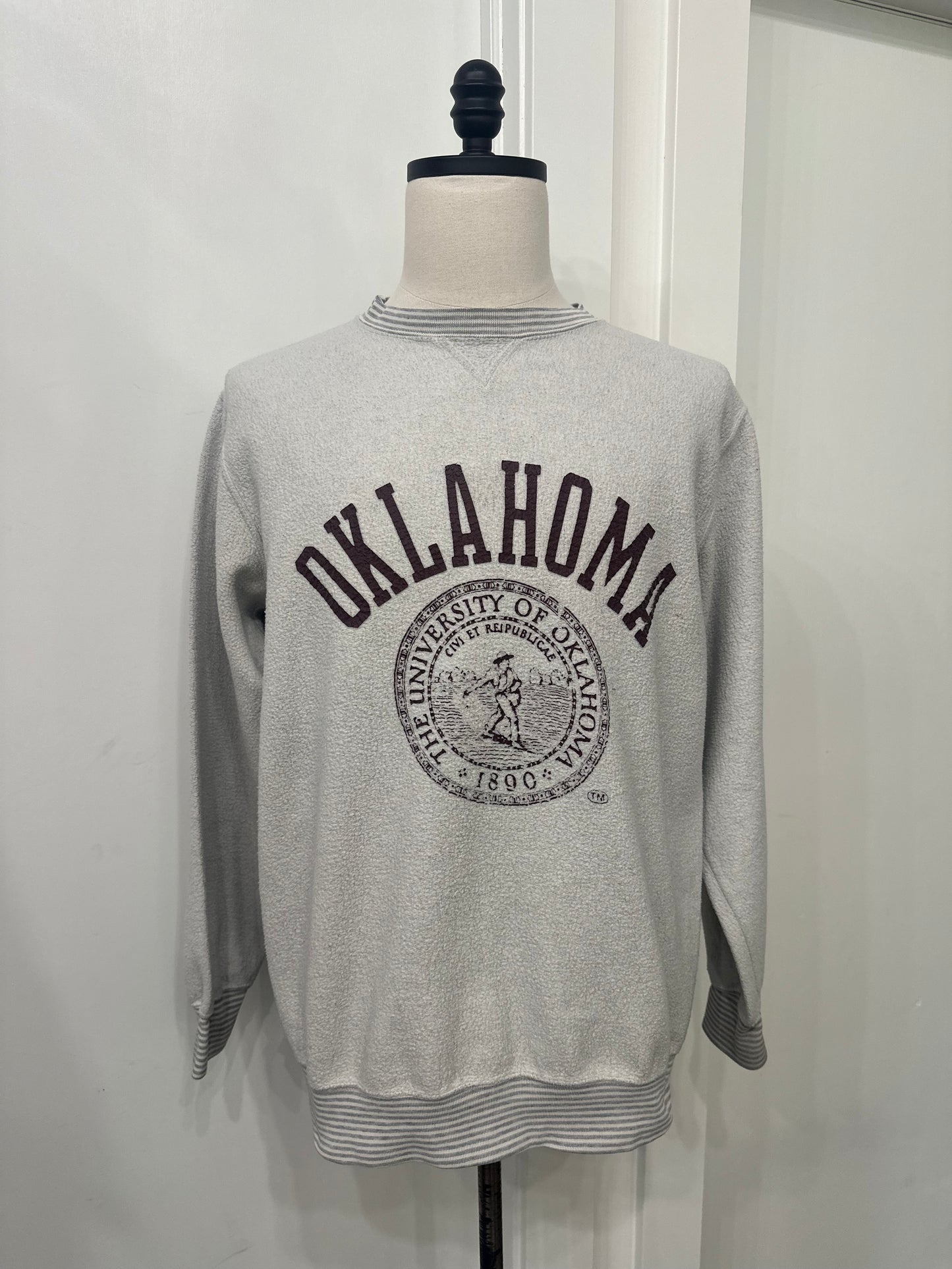 (Mens Large) 90s University of Oklahoma Sweater 007