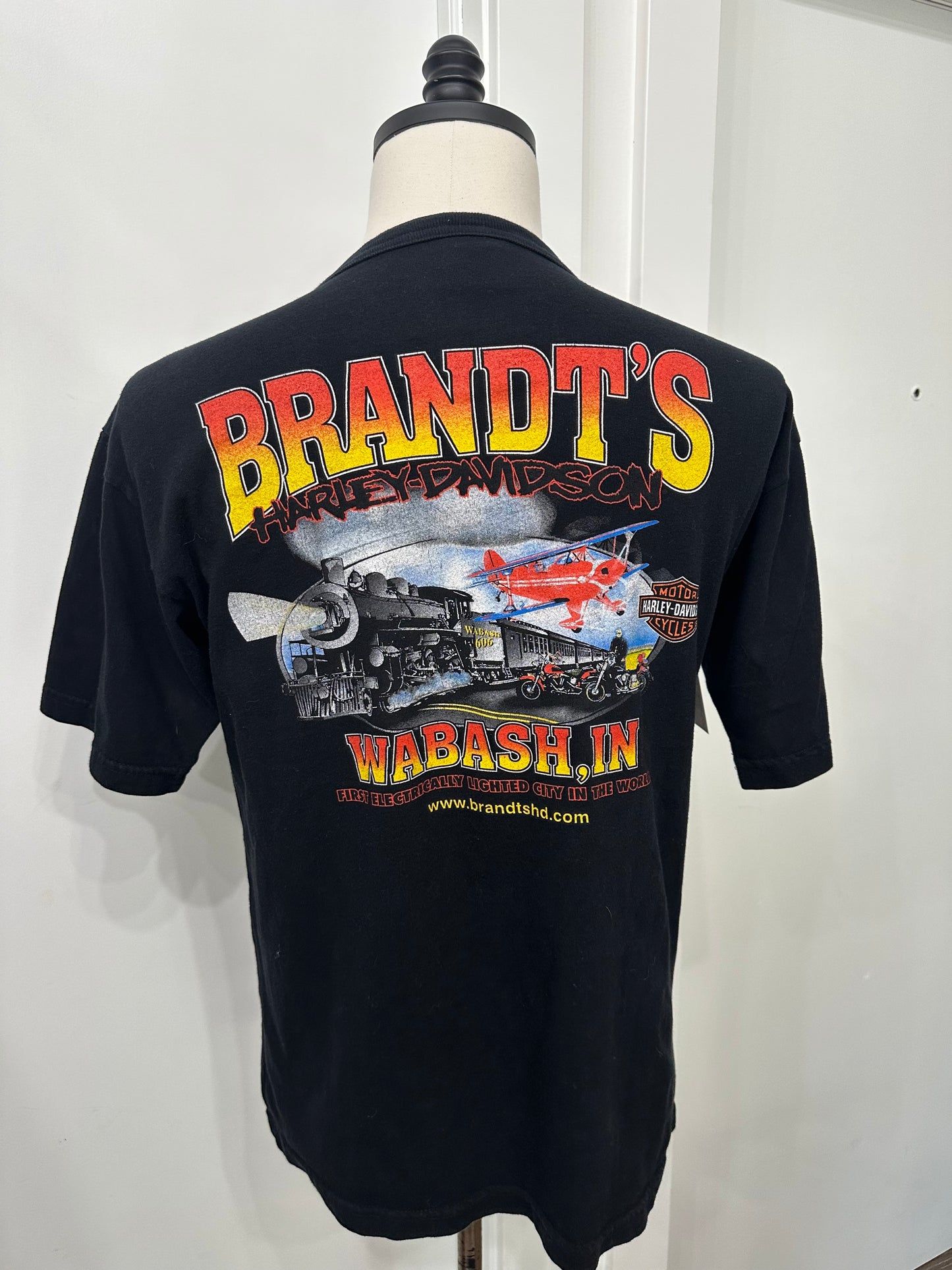 (Mens Medium) Harley Davidson Henley Shirt