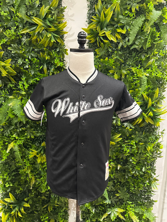 (Kids Large) MLB Chicago White Sox Black Jersey 007