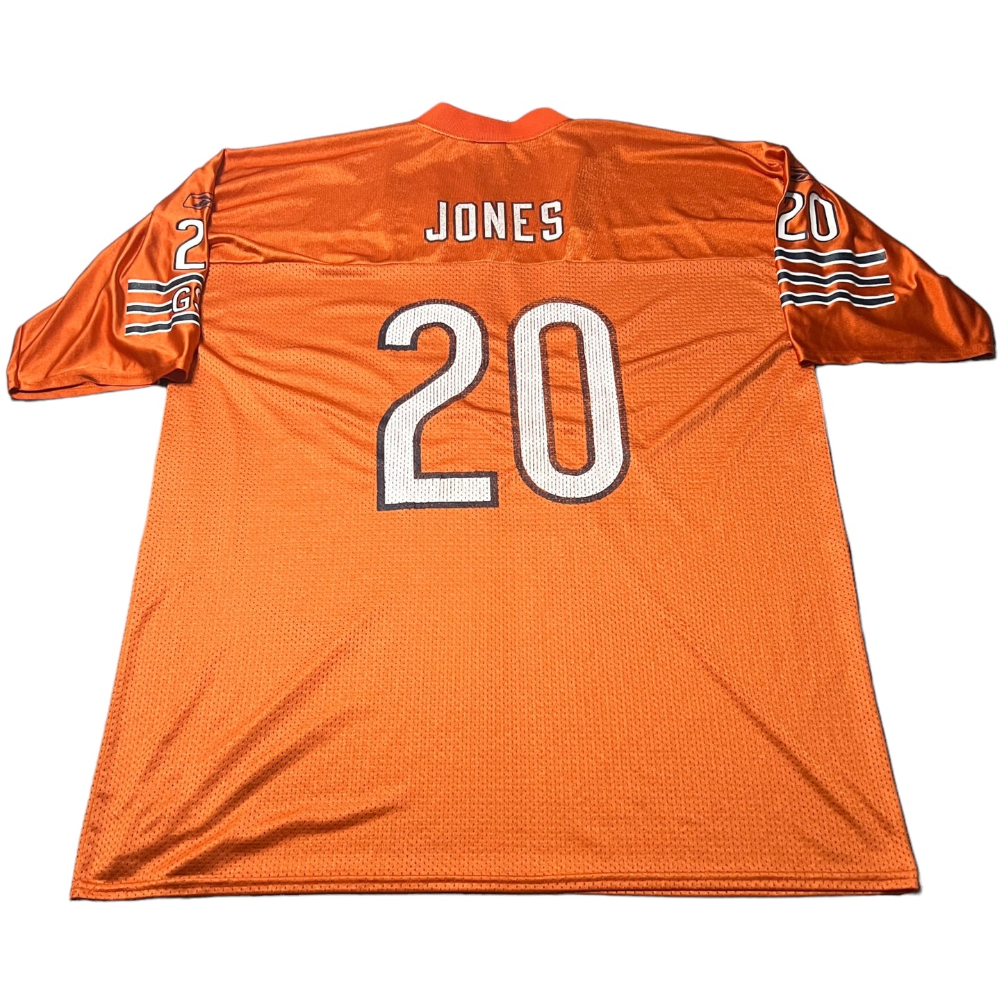 Thomas Jones Chicago Bears Jersey Mens 2XL XXL Orange #20 NFL