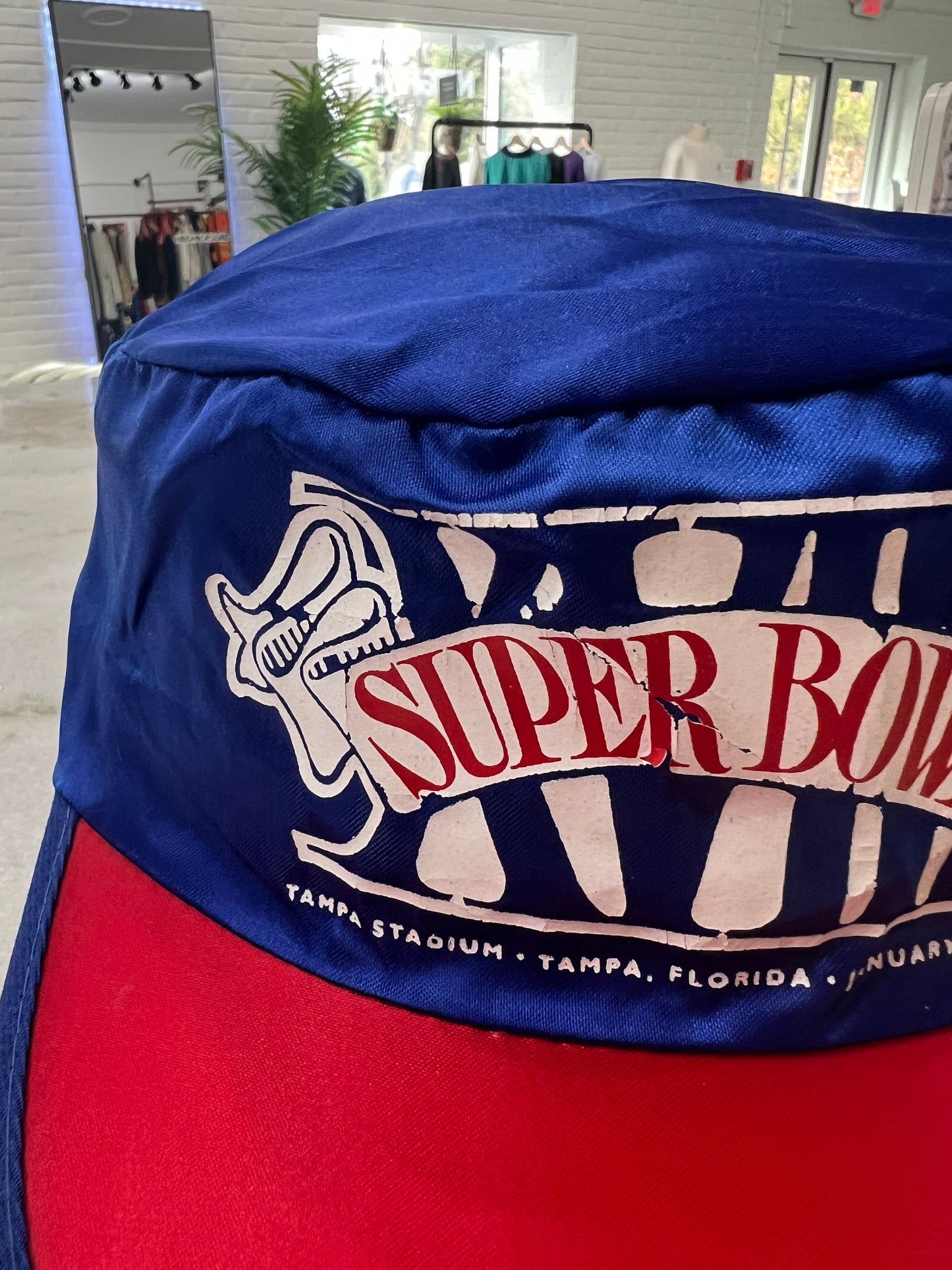 1984 Superbowl NFL Painters Hat Raiders vs Redskins