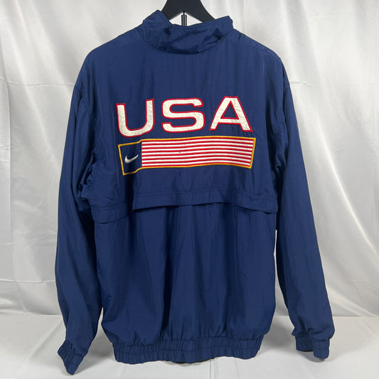(Mens Large) 90s Nike Track & Field USA Jacket
