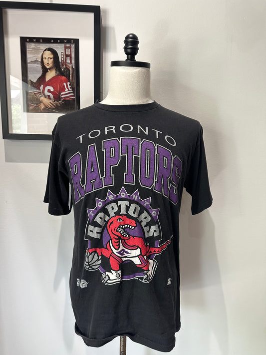 (Mens Medium) 90s Starter Toronto Raptors Shirt 007