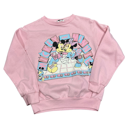 (Kids L) 90s Mickey & Minnie Sweater