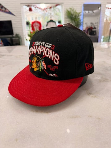 (Adult 7 5/8) 2013 Chicago Blackhawks Fitted Hat
