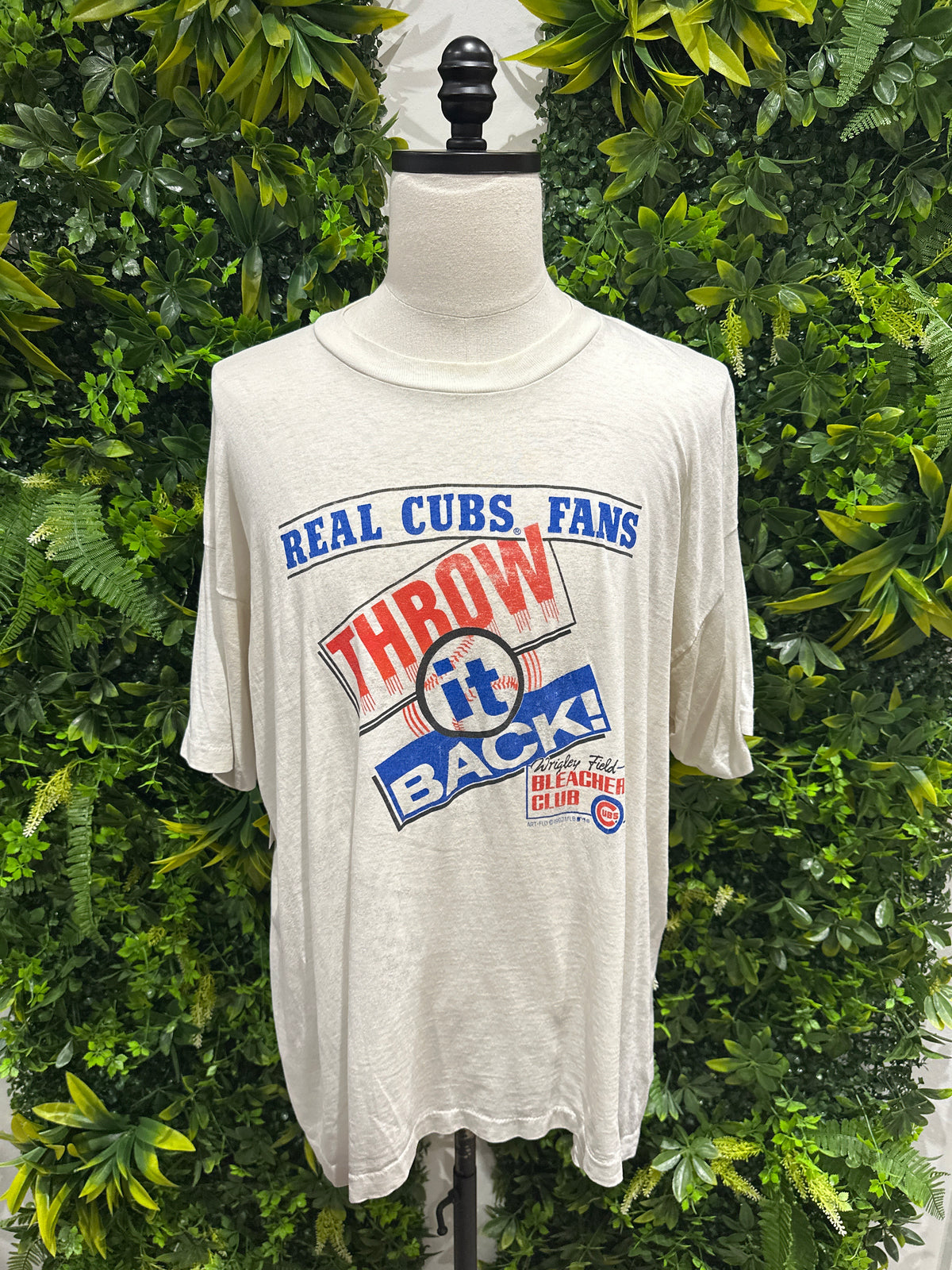 (Mens 2X) 90s Chicago Cubs 'Throw It Back' Shirt 007