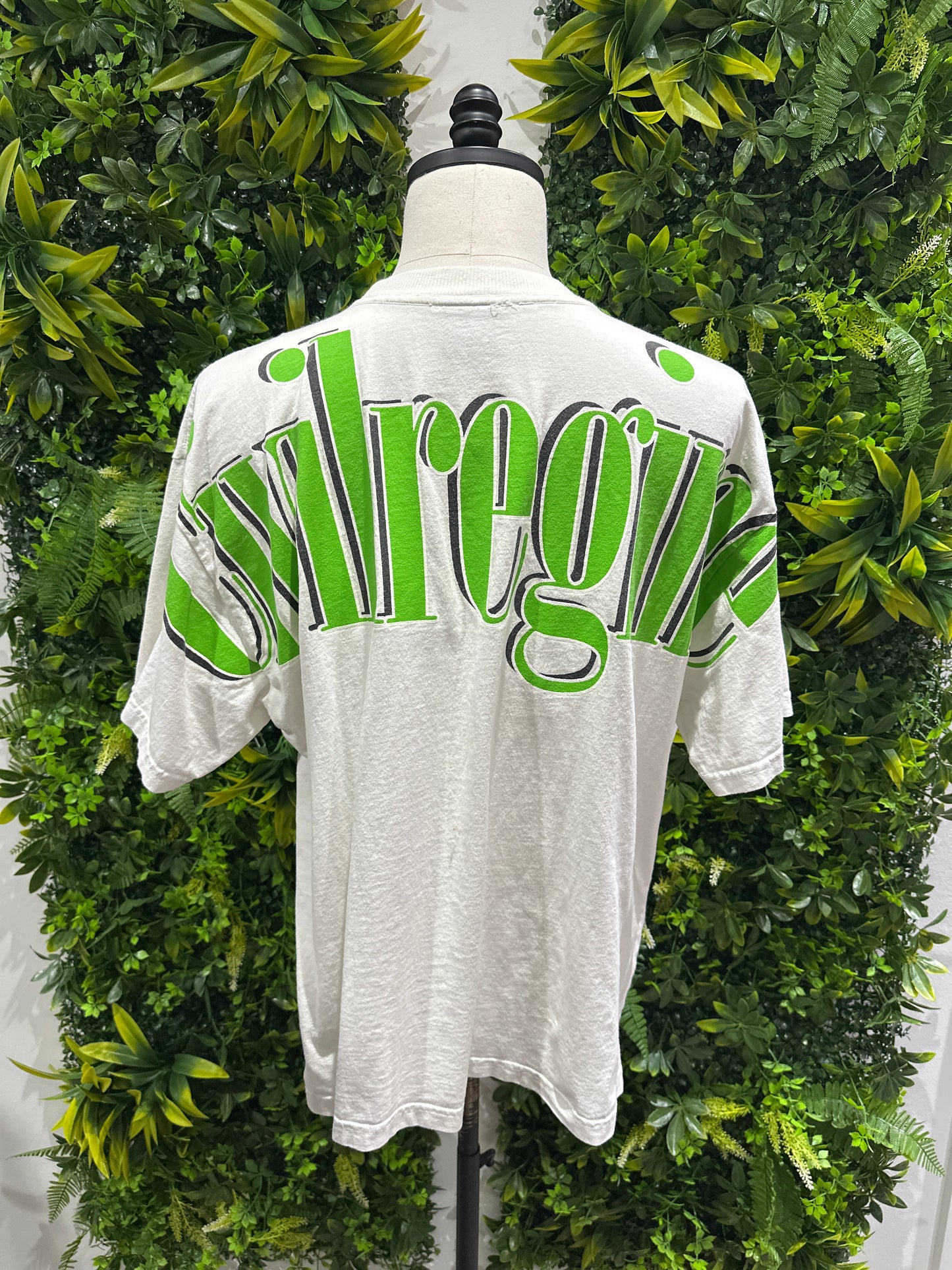 (Mens Large) Civil Regime White Spell-Out Shirt 007