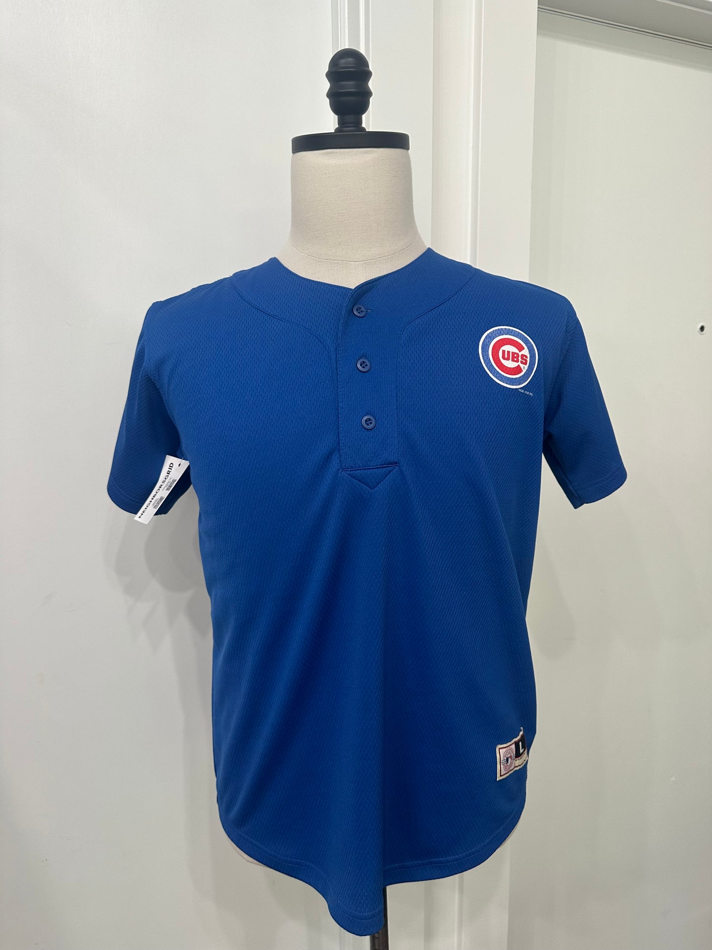(Kids Large) Chicago Cubs Henley Jersey