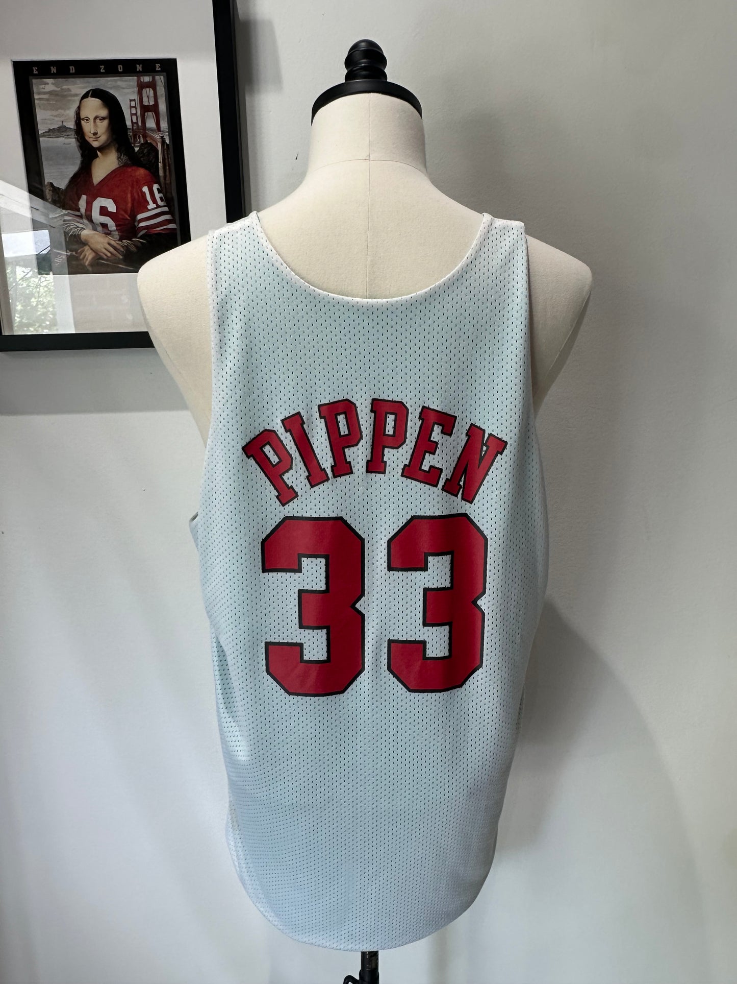 (Mens Large) 90s Chicago Bulls 'Scotty Pippen' Jersey 007