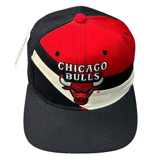 90s Chicago Bulls Swirl Snapback Hat