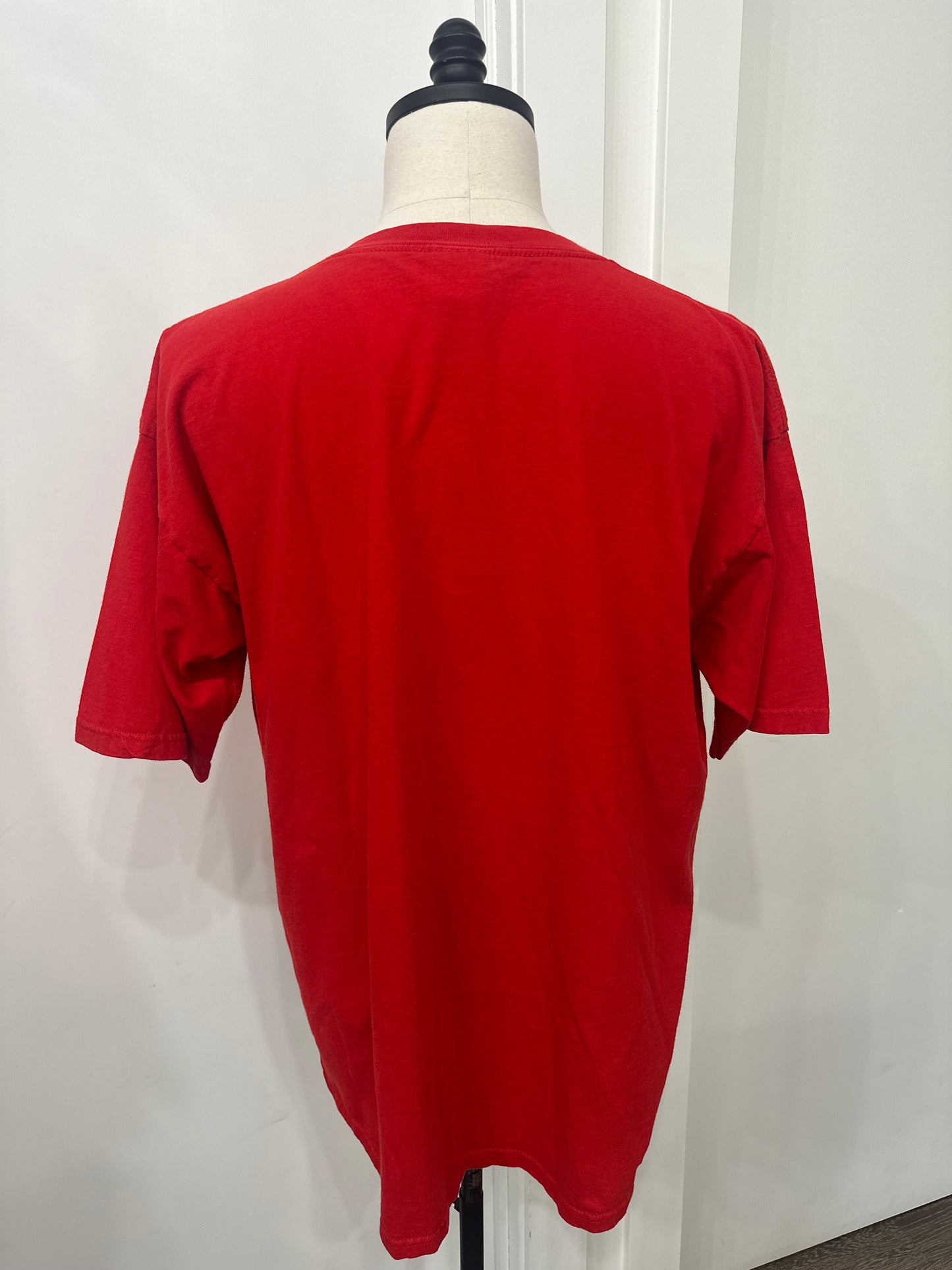 (Mens XL) 90s Chicago Bulls Spell-Out Shirt 007