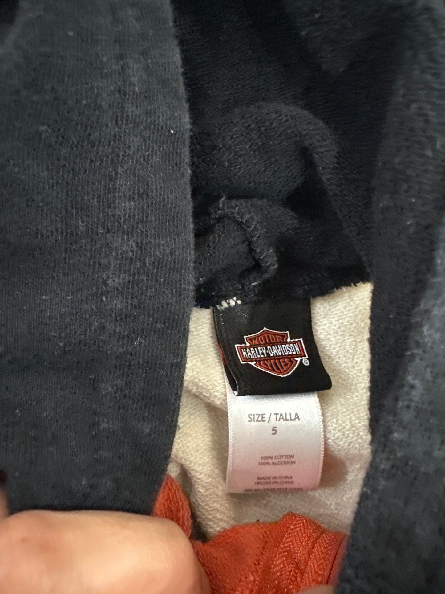 (Kids Large) Harley Davidson Zip-Up Sweatshirt 007