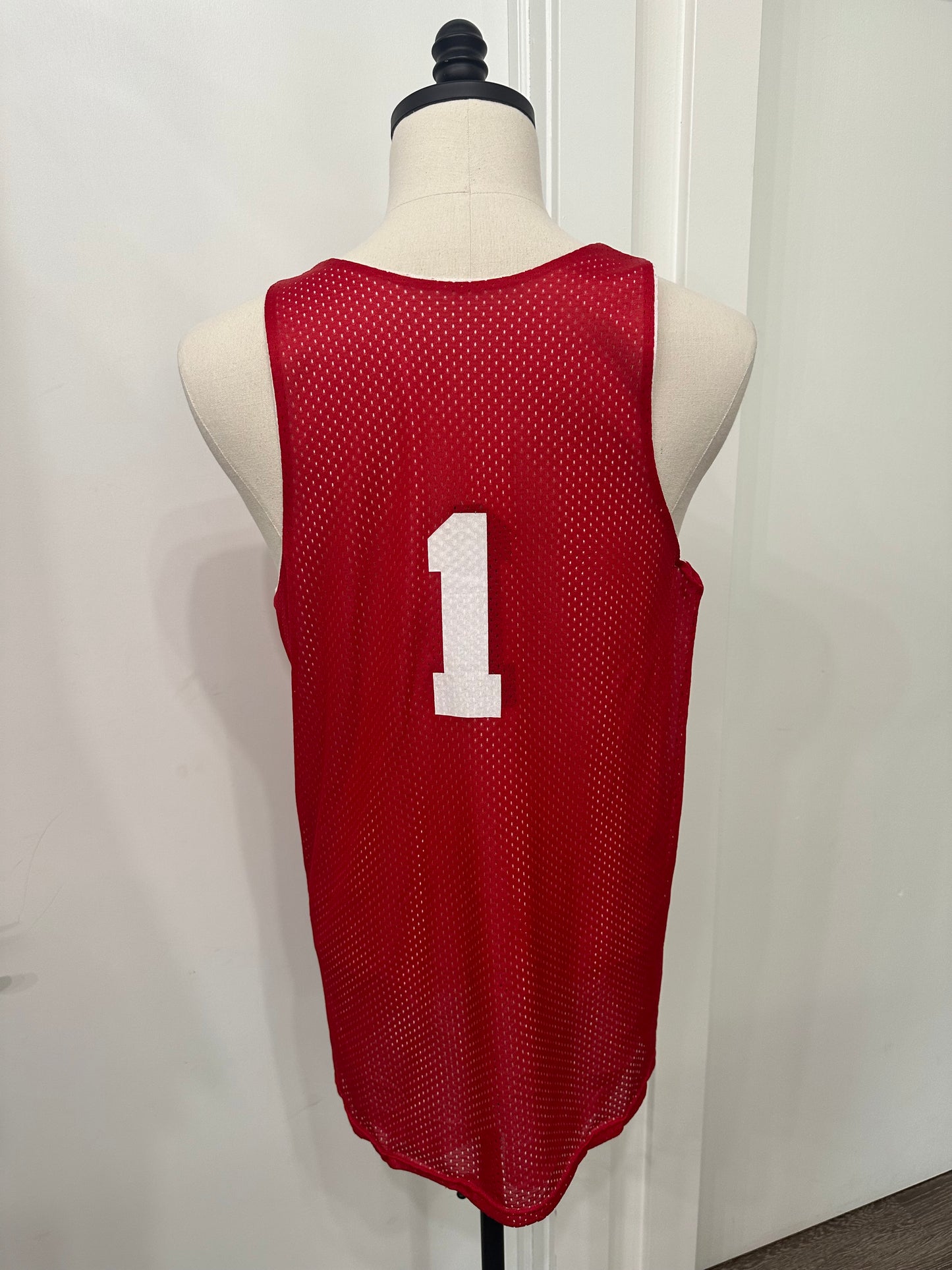 (Mens Large) 90s Philadelphia Sixers Reversible Jersey 007