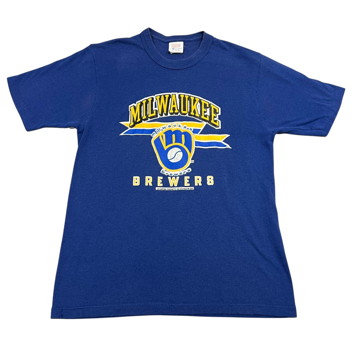 (Kids XL) 90s Milwaukee Brewers Shirt