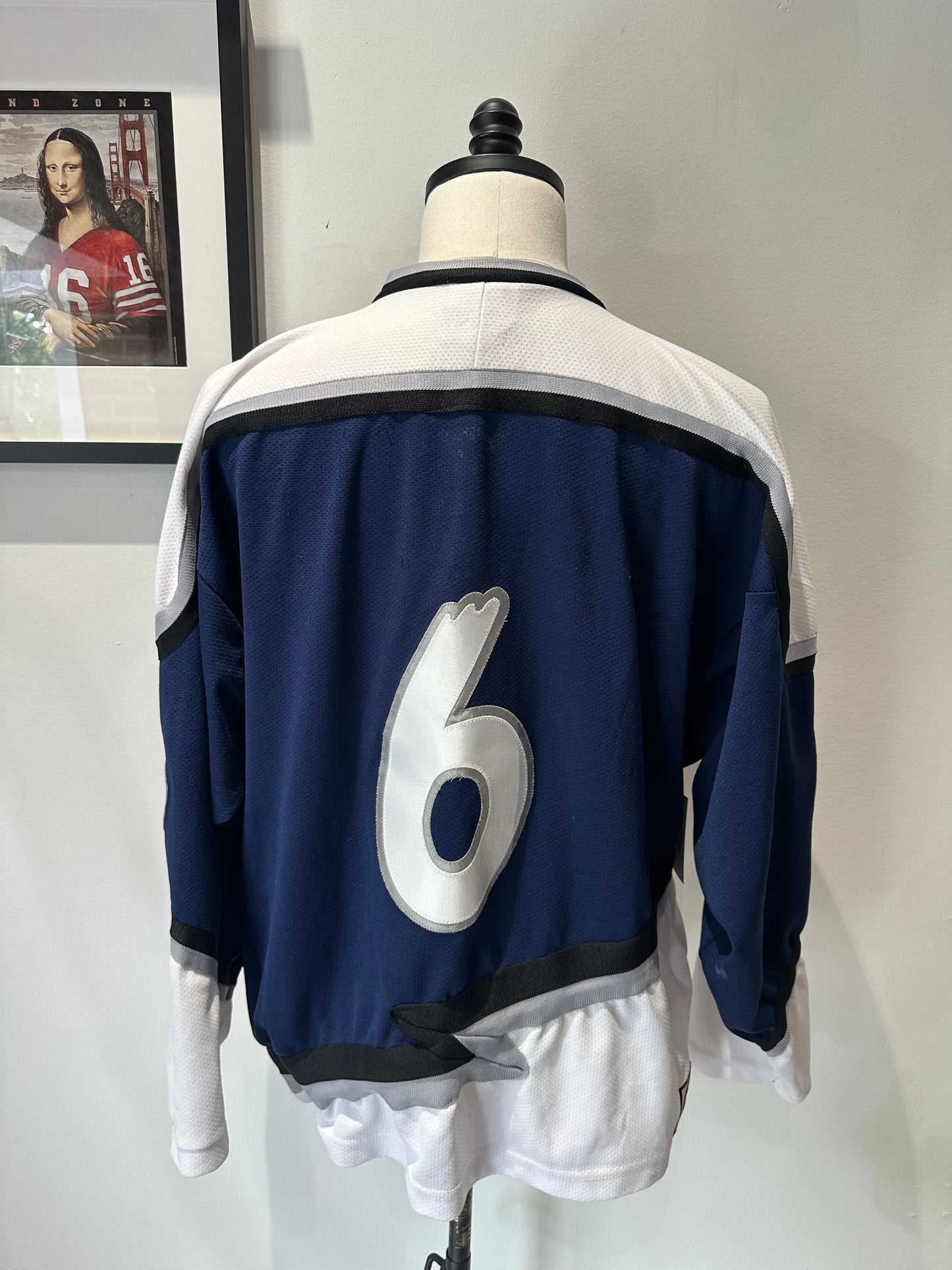 (Mens Medium) 90s Timber Creek Chargers Hockey Jersey 007