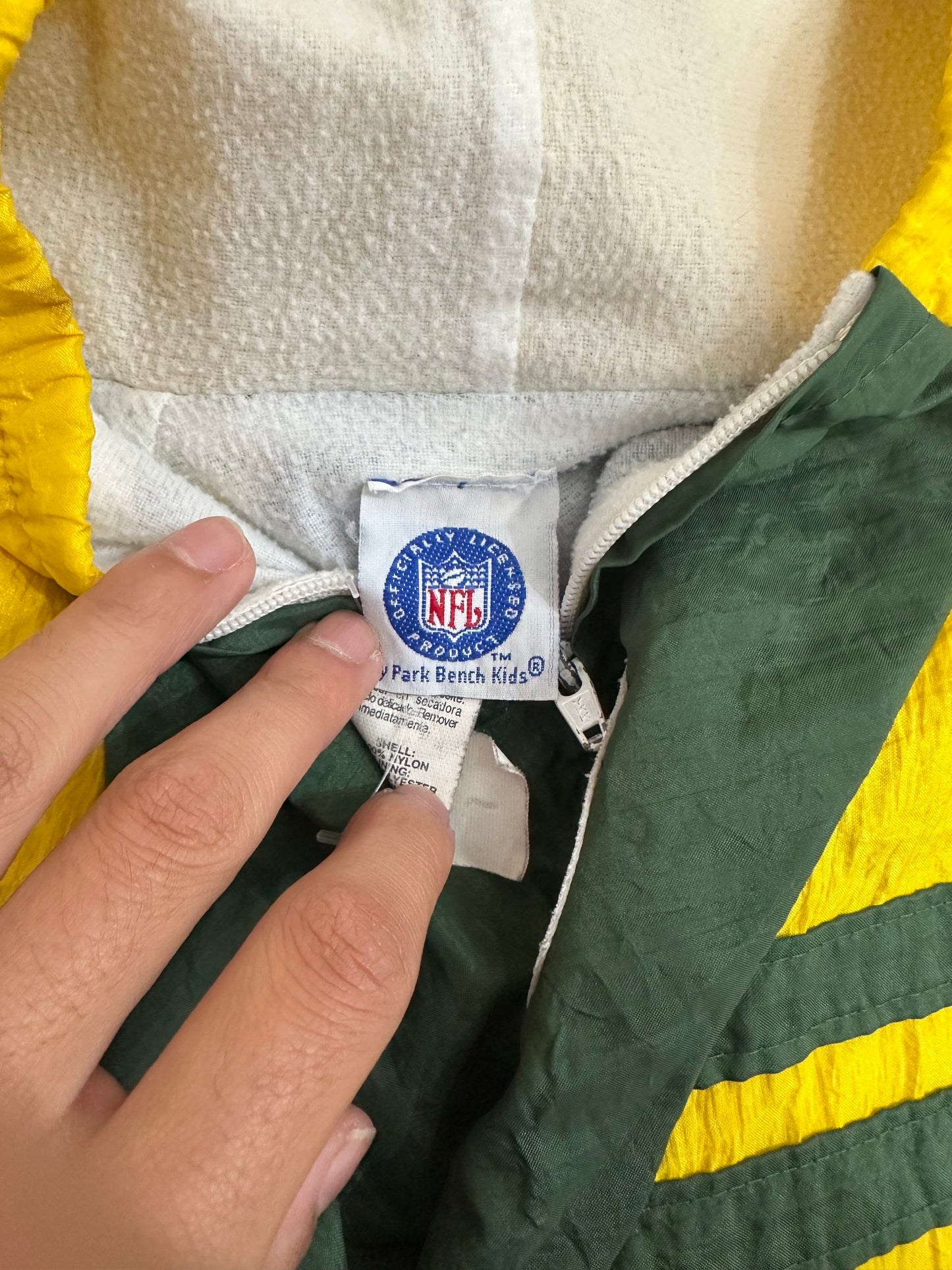 (Kids Small) 90s NFL Green Bay Packers Jacket 007