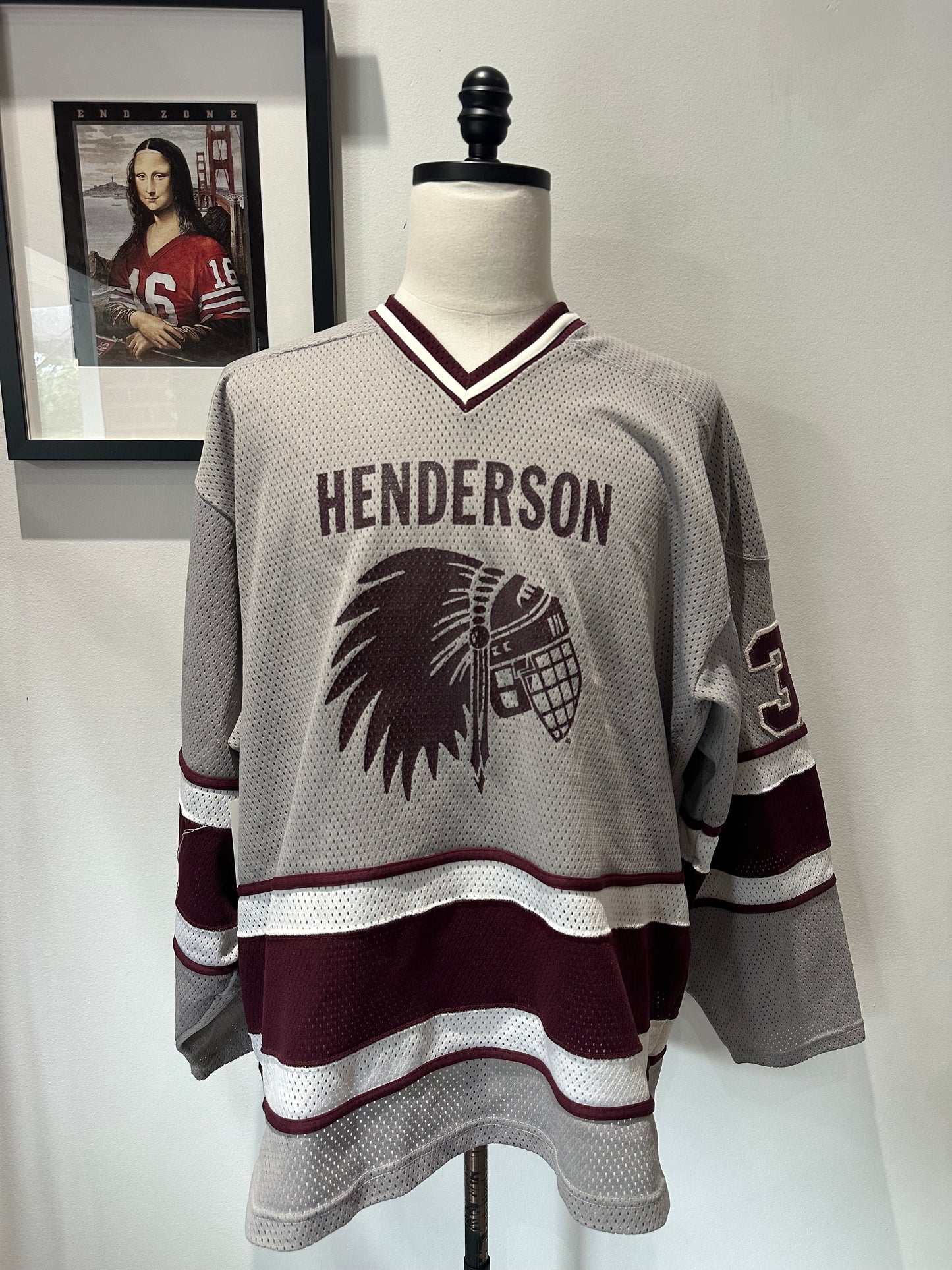 (Mens XL) 90s Hernderson Hockey Jersey 007