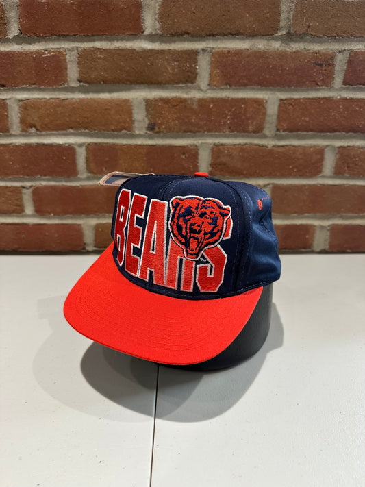 (Adult) 90s Chicago Bears Snap-back Hat 007