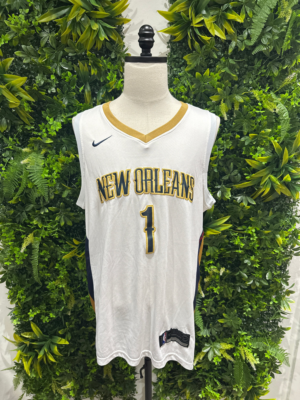(Mens Large) New Orleans Zion Williamson Jersey