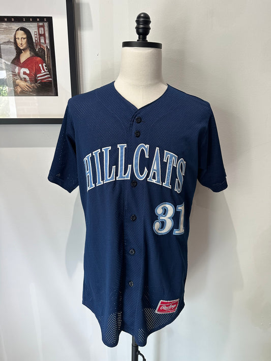 (Mens Medium) 90s Virginia Hillcats Baseball Jersey 007