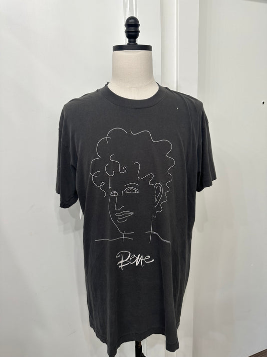 (Mens XL) 90s Bette Midler Line Drawing Shirt