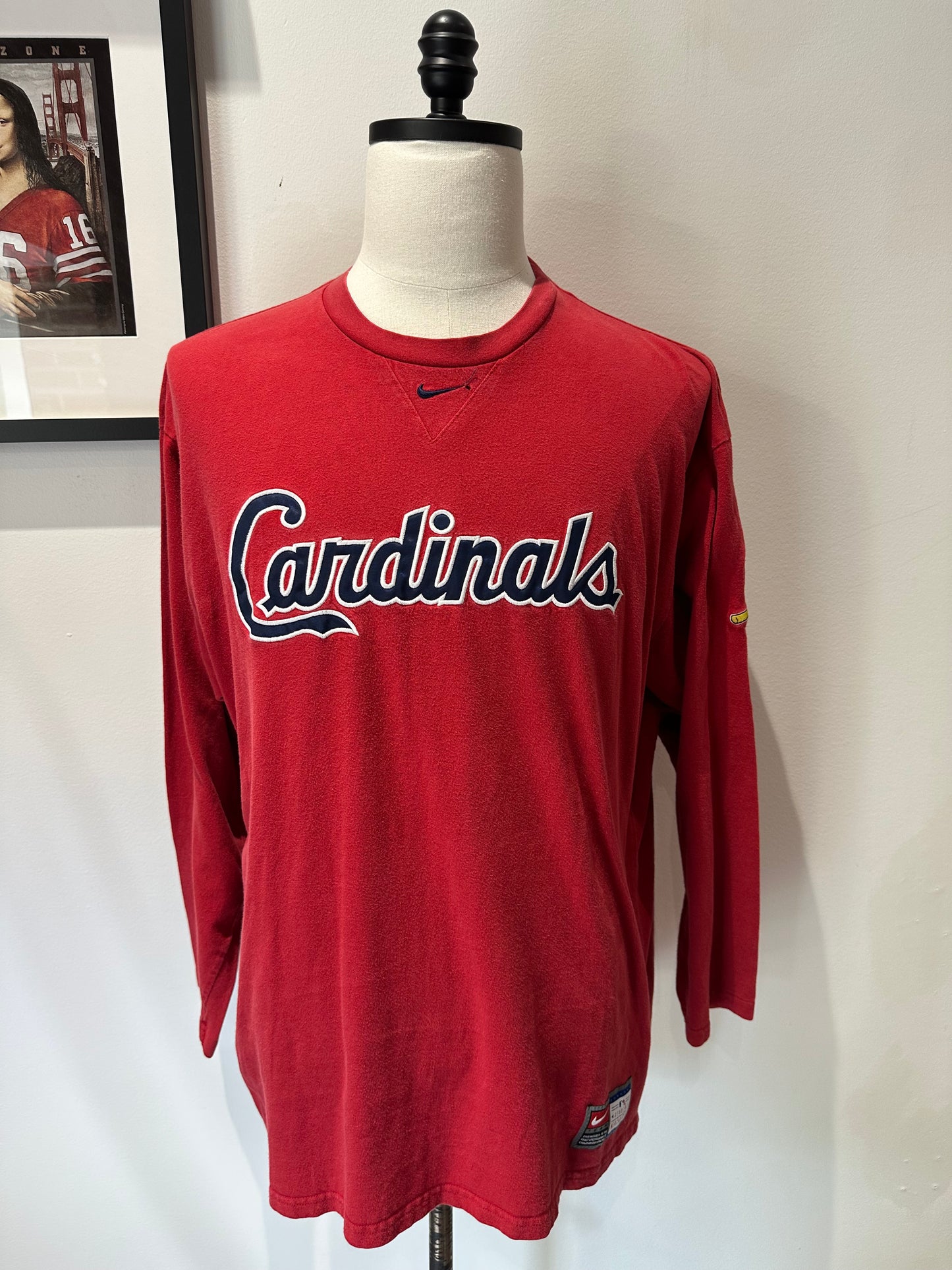 (Mens Large) Nike Center-Swoosh St.Louis Cardinals Sweater 007
